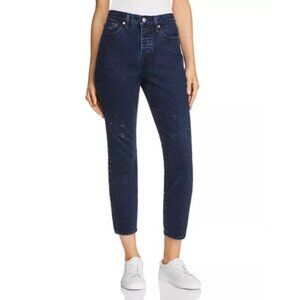 Levi's Womens 26 Wedgie Icon Fit Tapered Jeans in Intergalactic